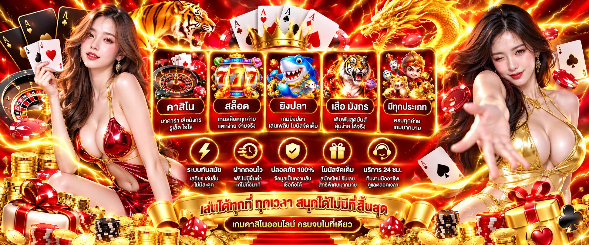 รวมสล็อตออนไลน์ค่าย PG Pragmatic Play บน UWINLIVE